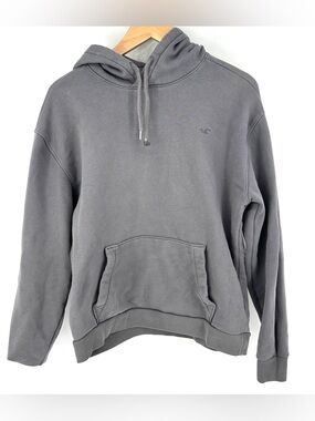 Hollister Men’s Grey Hoodie